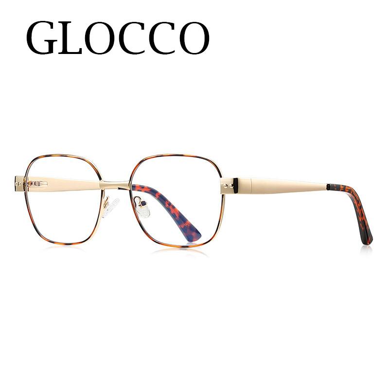 Luxury Anti Blue Light Glasses For Myopia Retro Minus Diopters Eyeglasses Metal Frame Womens Prescription Glasses -1 -2 -6