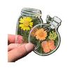 Dried Flower Bookmark, Transparent Pressed Flower Kit, Cute Flower Page, DIY, Handmade, Reading, Diary, Kindergarten, Adults, Children, Natural