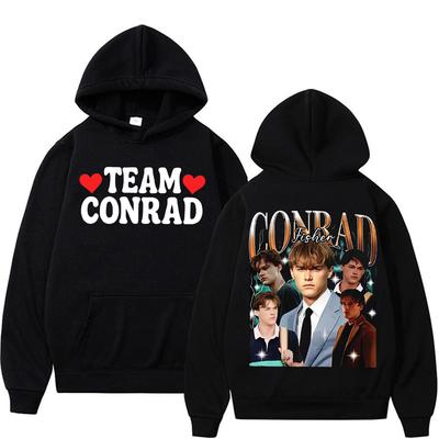 Team Conrad Sommaren jag blev vacker Huvtröjor Cousins Beach Conrad Fisher Sweatshirts Män Kvinnor Mode Vardaglig Fleece Pullovers