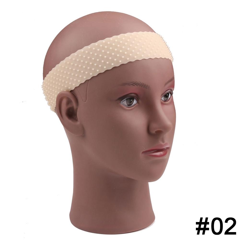 Silicon Wig Band Elastic Wig Grip Brown Transparent Black Headband For Fix Wigs Beige Hair Band Without Gel Or Glue Non Slip
