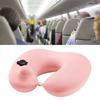 Pernă de Gât în Formă de U Portabilă cu Presare Gonflabilă Mătase de Gheață Pernă de Călătorie pentru Avion Mașină Viteză Mare