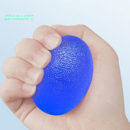 6 Stück eiförmige Handübungsbälle – weich, flexibel, starke Belastbarkeit, ergonomisches Design, Bälle zur Stärkung der Hand für die Physiotherapie