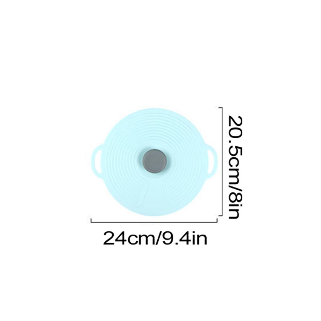 Leeseph Silicone Lids for Bowl, Reusable Sealed Suction Lids Fits Cups, Bowls, Plates, Pots, Pans, Food Storage Kitchen Gadgets