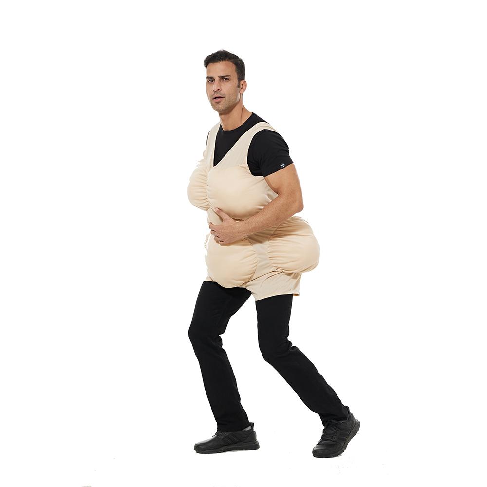 EraSpooky Erwachsener Dickanzug Lustig Der Alte Dicke Halloween Kostümzubehör