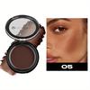 YOUNG VISION Matte Bronzer 5-in-1 Makeup Palette, Contour Powder Long-Lasting Oil Control, 6 Shades Waterproof & Sweat-Proof