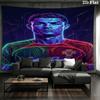 CR7 Cristiano Ronaldo Wall Tapestry Aesthetic Wall Hanging Printed Fabric Blanket Decorative Tapestries for Bedroom Living Room Home Decor