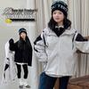 Girls' 3-in-1 Jacket: 2025 Spring & Autumn Style, Fashionable Windbreaker with Velvet for Little Girls.
