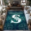 Seattle Seahawks Personalized Name Carpet Design For Dormitory Entryway Kitchen Study Room Antislip Rug Office Home Decor Birthdaychristmas Gift