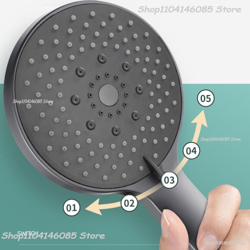 Bathroom Sprayer Shower Head Water Saving Handheld Rain Shower Head Adjustable 5 Modes Shower Bath Head Bathroom Acssories