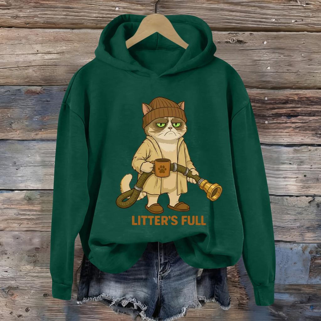 Women's Fashion Daily Versatile Casual Sweatshirts Long Sleeve Hooded Top Sweatshirts