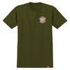 Camiseta Ruedas de Skateboard Spitfire Og Classic Fill Verde Militar Talla L