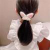 Gulenvailo Hair Accessories, Pearl Hair Ties with Cat Ears, Cute Princess Tiara, Perfect for Children, Parties, Shichi-Go-San Celebrations, Weddings,