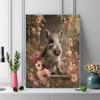 Warthog and flowers Pattern  3pcs 100% Round Full Drill 5D DIY Diamond Painting Embroidery Cross Stitch Rhinestone Décor