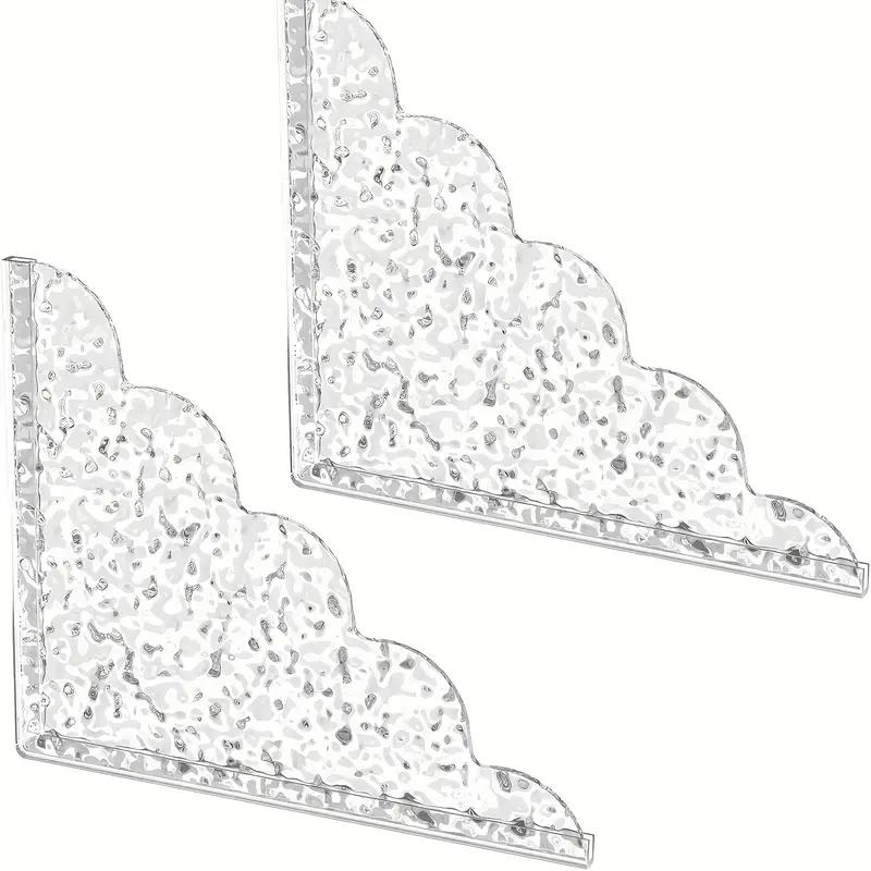 

2 шт. Защита от брызг для ванны Самоклеящаяся силиконовая водонепроницаемая доска Бытовая акриловая ПВХ Водонепроницаемая защита для умывальника 2PCS