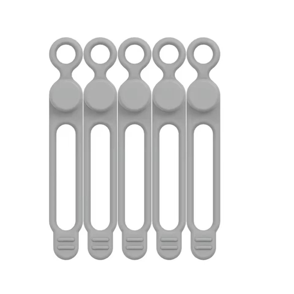 Data Cable Storage Cable Ties Cable Organizer Winding Device Headphone Cable Charging Cable Manager Hanging Silicone Cable Ties