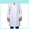 Unisex Doctor Nurse Workwear Long Sleeve Short Sleeve Lab Coat White Winter Summer