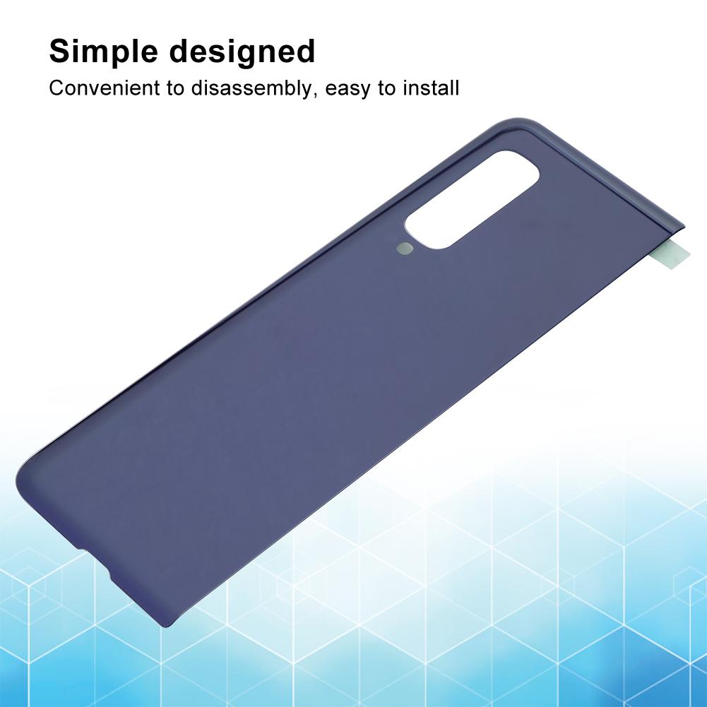 Fashionable Simple Mobile Phone Battery Glass Back Cover Rear Housing Replacement for Fold F900 F900F F900U