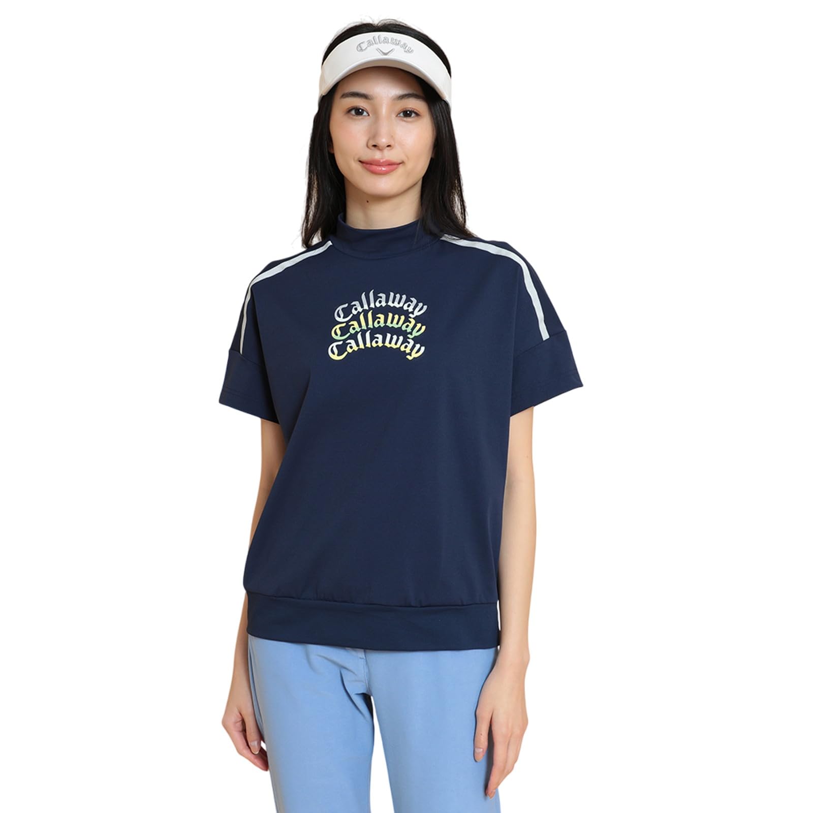 

Callaway Футболка с коротким рукавом и воротником-стойкой Cool Golf C25134213 M Женская (Влагоотводящий, Быстросохнущий, Подкладка) / / 1120_Военно-морской флот