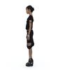 Kasiko Peek-A-Boo Strap Skirt Black