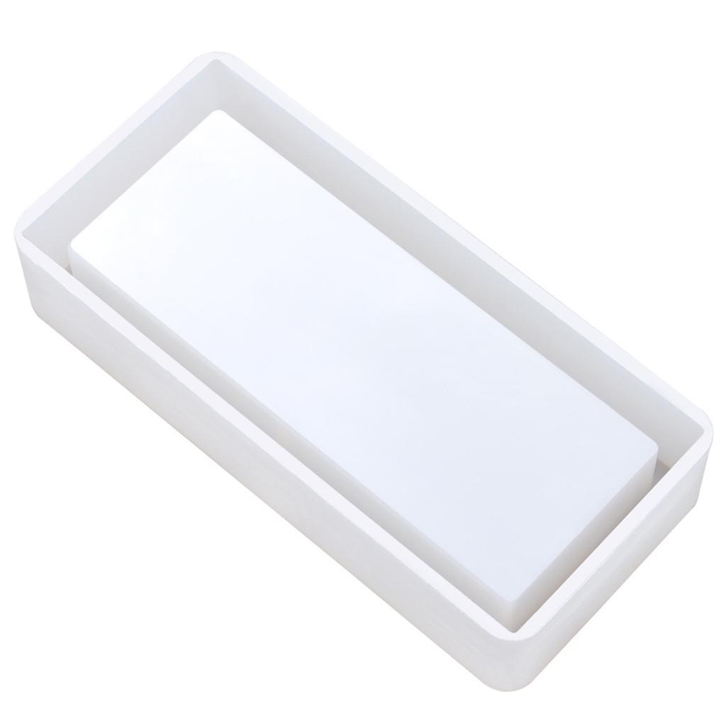 Storage Box Resins Mold Rectangular Shape Organizers Box Mold Case Epoxy Resins for Craft Making Jewelry Pencil Organizers