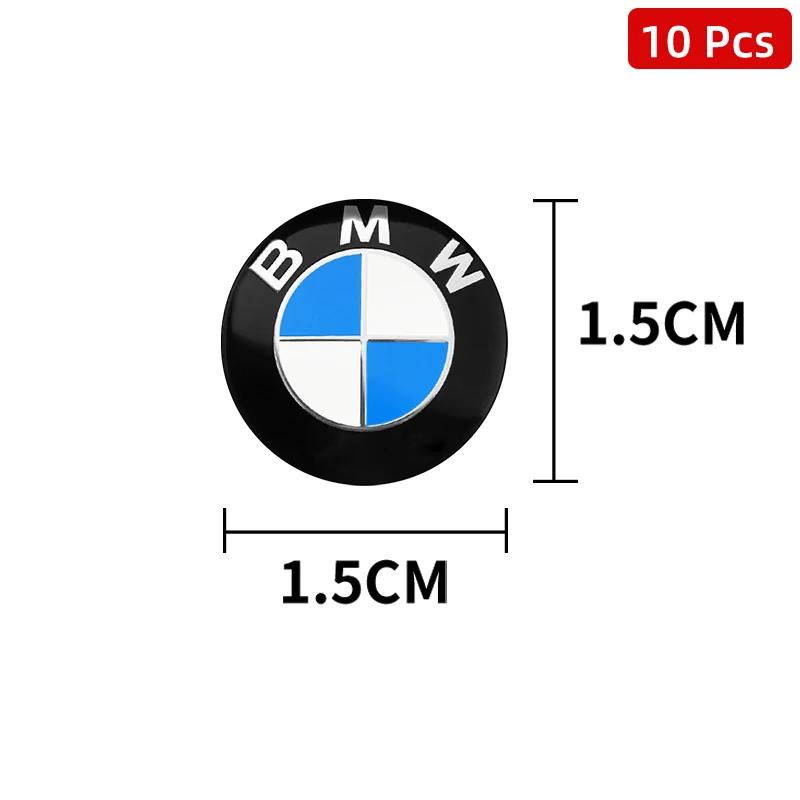 15mm Car Door Keyhole Cover Sticker Car Door Lock Keyhole Protection Stickers For BMW Performance M1 F25 F26 F15 F16 E90 E91 E92