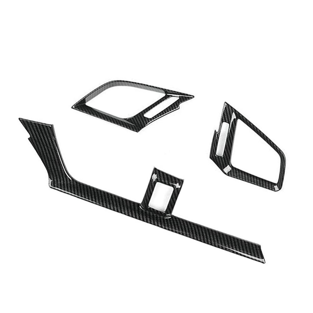 Air Vent Decorative Stickers For HONDA For Civic 10th Generation 2016-2020 Car Dashboard Air Outlet Cover Trim Set