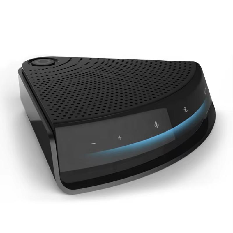 Конференц-динамик и микрофон, USB и Bluetooth-динамик с 3 микрофонами с шумоподавлением для домашнего офиса, совместимый с iOS и Android