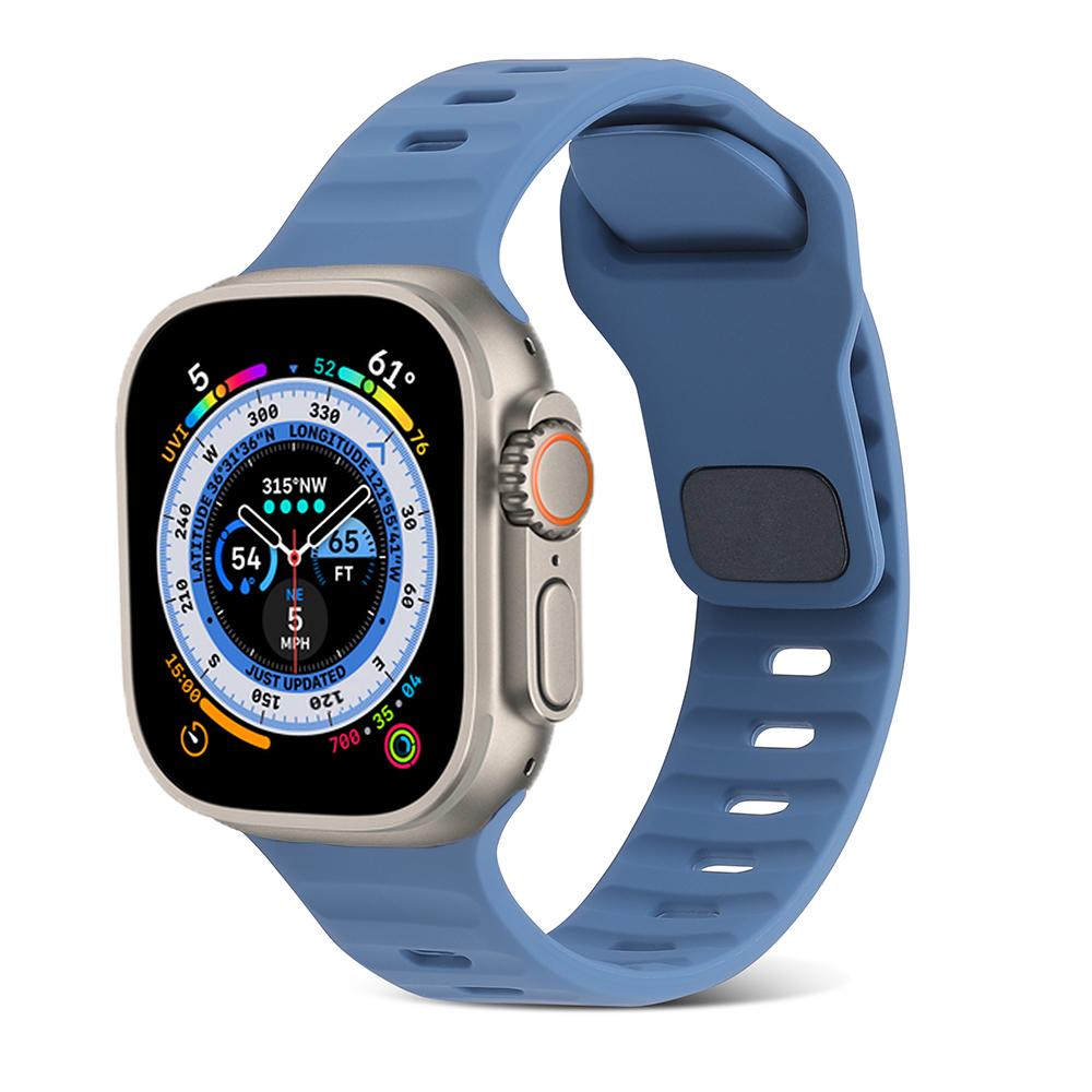Silicone Strap for Apple Watch Ultra 3/2/1 49mm 11/10 46mm 42mm Sport Wristband iWatch Series 9 8 7 6 5 SE 3 45mm 41mm 44mm 40mm