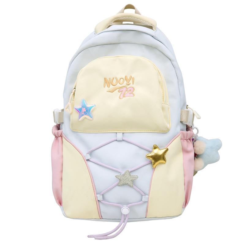 

Студенческий школьный рюкзак женского цвета, пригородный рюкзак для девочек-подростков синий