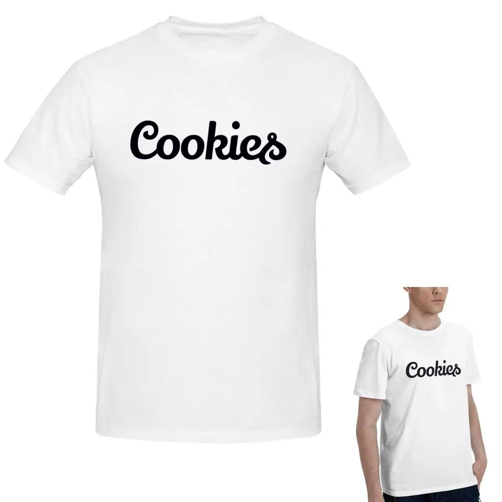 100 Cotton Cookies Tshirt Unisexs Fashion Oversized T Shirt Unisex Round Neck Summer Shirts Tops S6xl