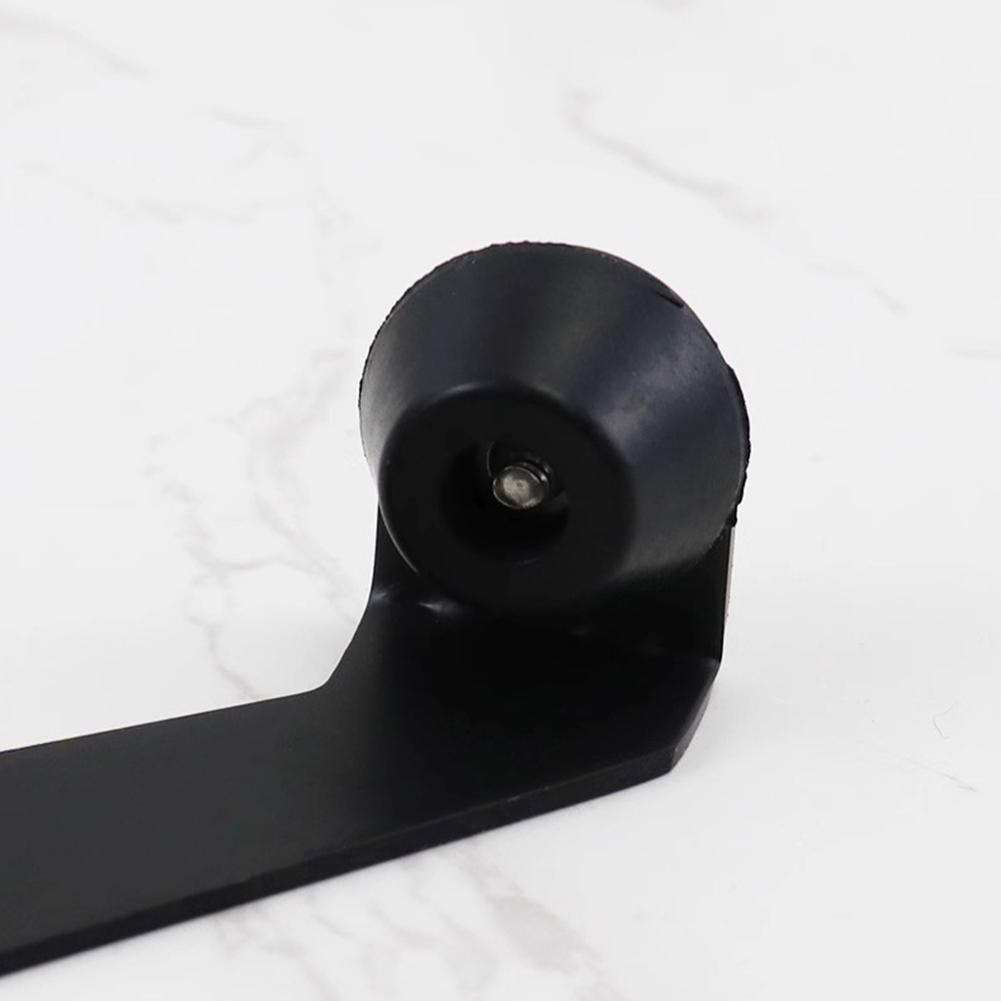 

90 Degree Door Stop Stainless Steel Stopper Black Tool Accessory Prevent Wall Damage Suitable For Security Doors China Mainland