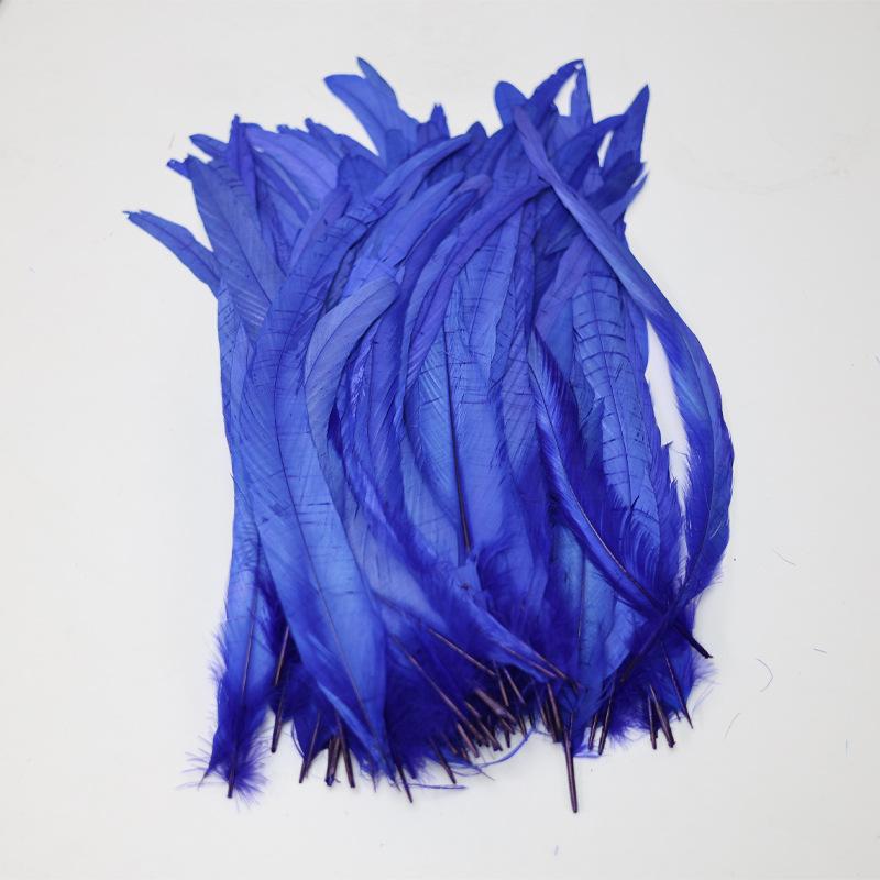 

30-35Cm Decolorized Cock Tail Hair Stage Decorative Props Dyi Clothing Accessories Colored Feathers