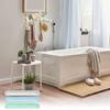 Protection Anti-éclaboussures avec 11 Ventouses Baignoire SplashGuard Étagère de Jeu avec Pente d'Écoulement à 3° Baignoire Splash Guard Tapis de Jeu pour Enfants