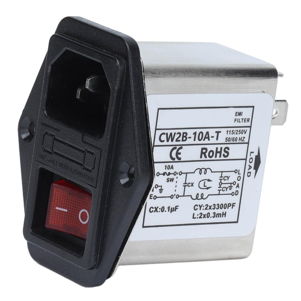 EMI-Filter Klein Kompakt Stabil Zuverlässig Rauschunterdrückung Zubehör für Laborgeräte