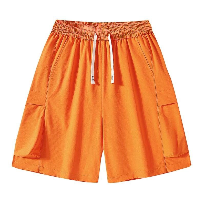 Arbeitsshorts Herren Sommer Leicht Schnelltrocknend Gerades Bein Lässige Sporthose Fünfviertelhose