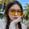 New Oversized Rectangle Sunglasses Women'S Fashion Square Sun Glasses Men'S Classic Vintage Eyewear Shades Uv400 Glasses