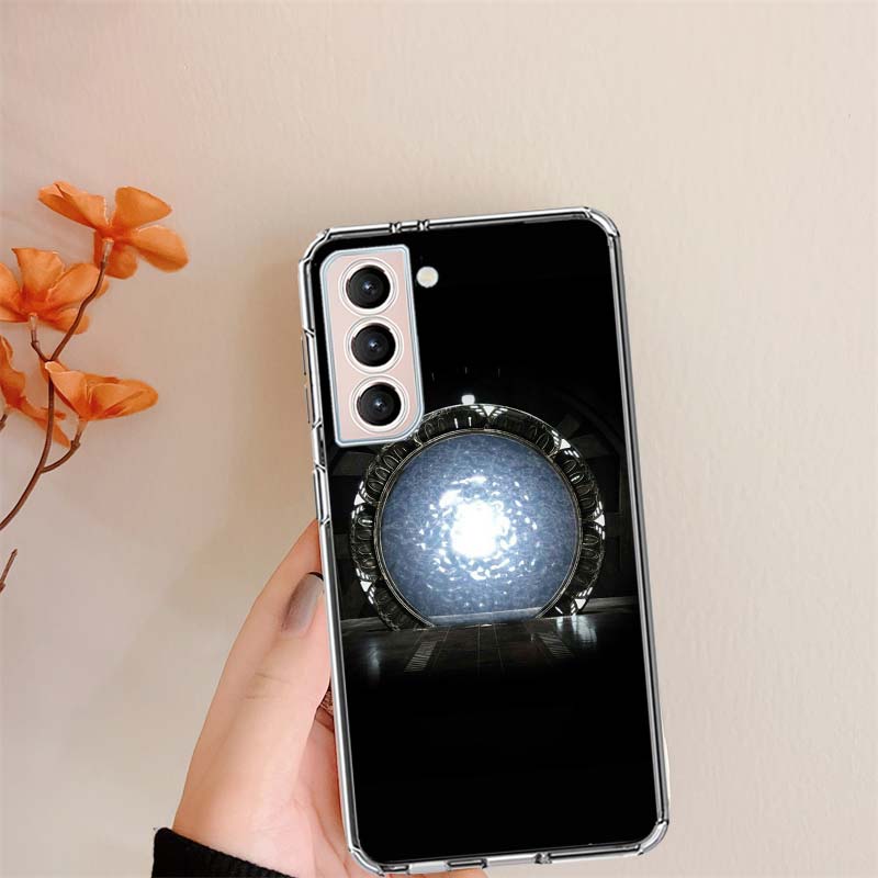 Stargate Atlantis Phone Case For Samsung S24 FE Galaxy S22 S25 Ultra S25 Edge S21 S23 FE S20 S10 Plus Cover Shell Coque Clear Si