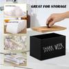 1pc Tampon Organizer, Farmhouse Style Bathroom Organizer Container, Country Style Wooden Bathroom Organizer with Cover