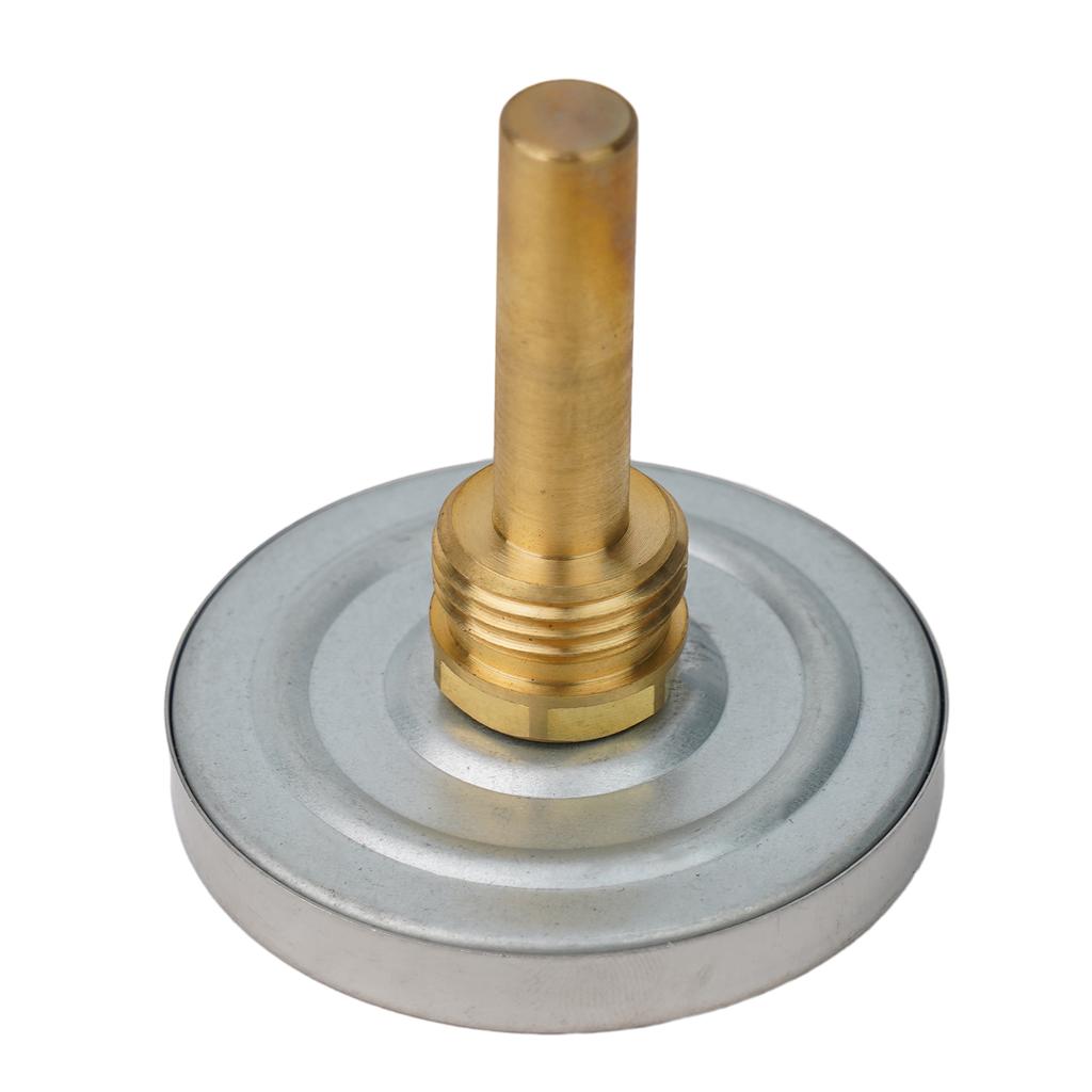 Home Shop Thermometer Bimetal Thermometer With Copper Sheath 1/2\" Axial Screw-in Bimetallic Control Temperature