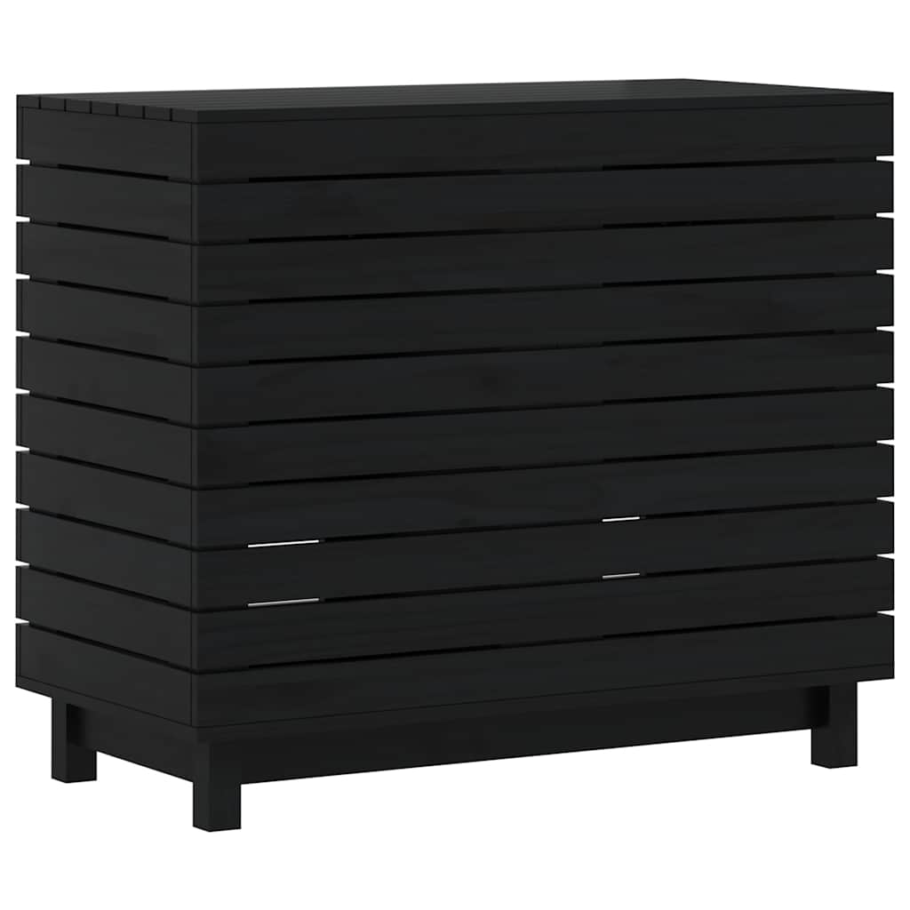 Vidaxl Kosz Na Pranie, 88,5X44X76 Cm, Lite Drewno Sosnowe