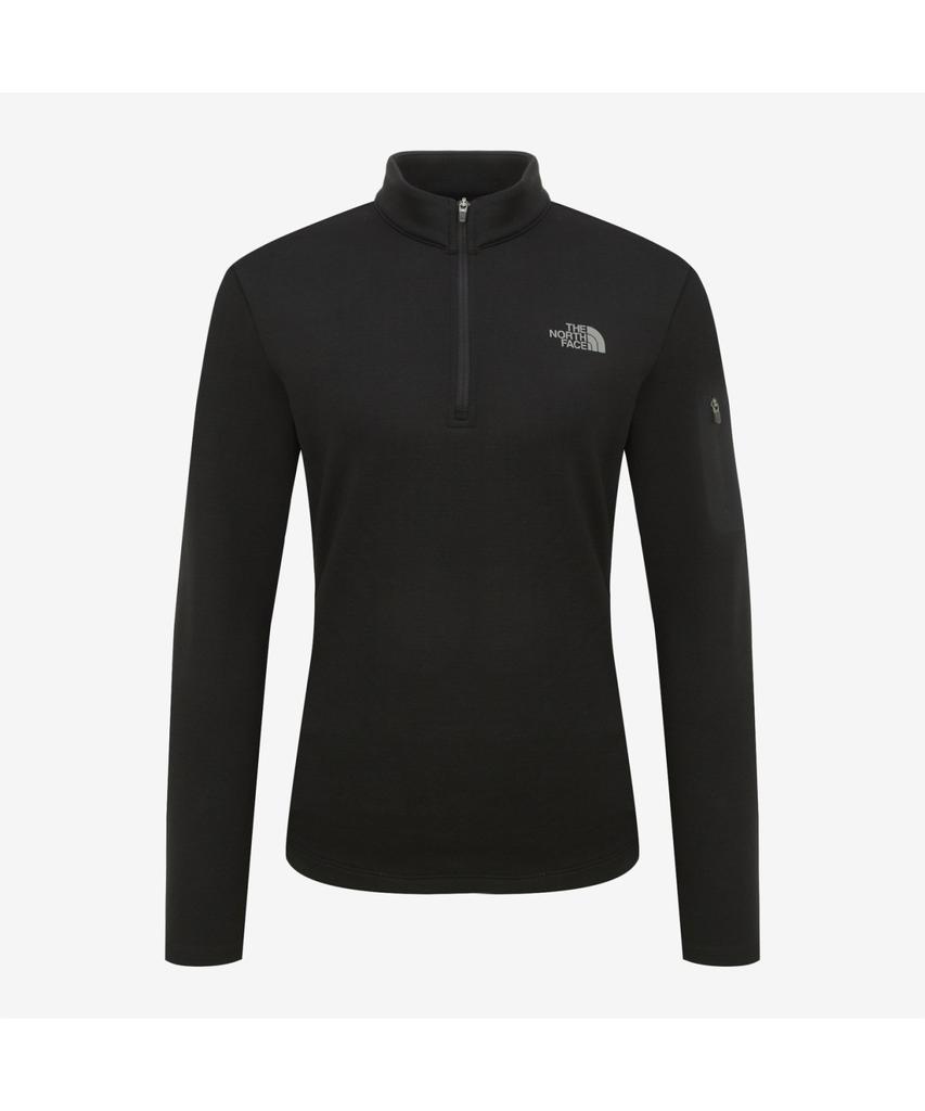 Noseupeiseu Nt7Lr50A Basodino Long Sleeve Zip-Up Tee Black