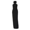 Women's Clothing Summer New Product Fashion Temperament Slim-fitting Turtleneck Sleeveless Split-ended Dress Women