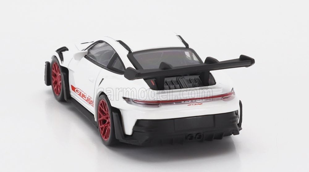 Norev Porsche 1/43 Scale Model Car 911 992 GT3 RS Coupe 2022 (White/Red)