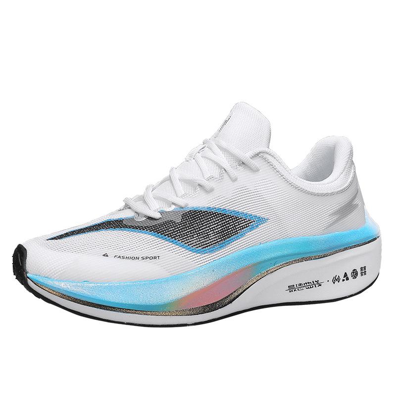Running shoes Sports running Feidian 4E light luxury non-slip men's and women's running shoes Rebound marathon racing shock absorption sports shoes