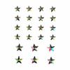 Acrylic Rhinestone Sticker - Unspecified - Star - 1.4 X 1.4 Cm - 2 X 2 Cm - 22 Pcs