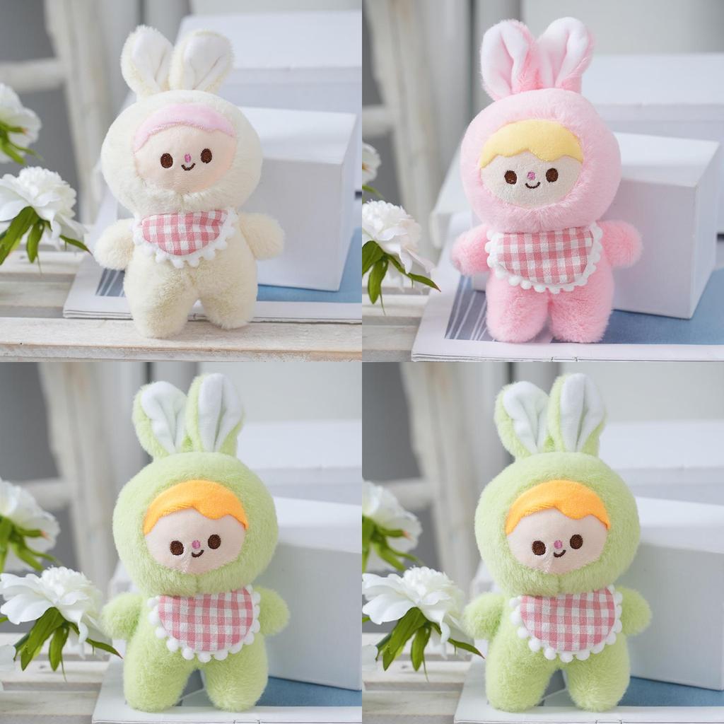 Cartoon Hase Plüsch Schlüsselanhänger Spielzeug Aus PP Baumwolle Für Kinder Geschenk Und Dekoration