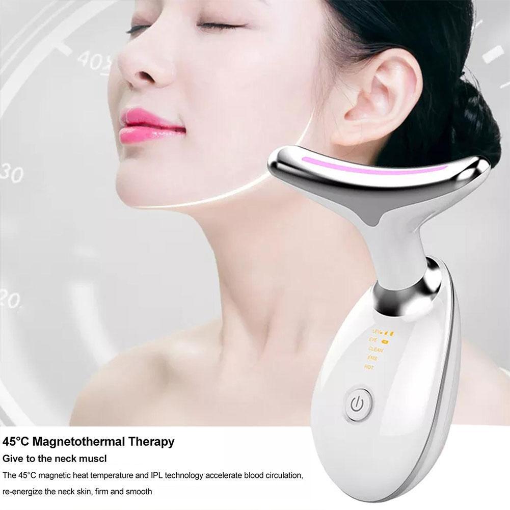 Electric Anti Wrinkle Facial Massager Tools Neck Face Beauty Device Skin Tighten Facial Lift Device Reduce Double Chin Skin Care
