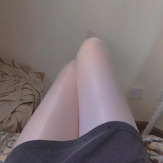 Silky High-Density Oily Pantyhose for Women