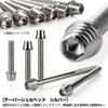 Z900RS/CAFE Engine Cover Bolt Set 27 Pieces Tapered Shell Head Silver