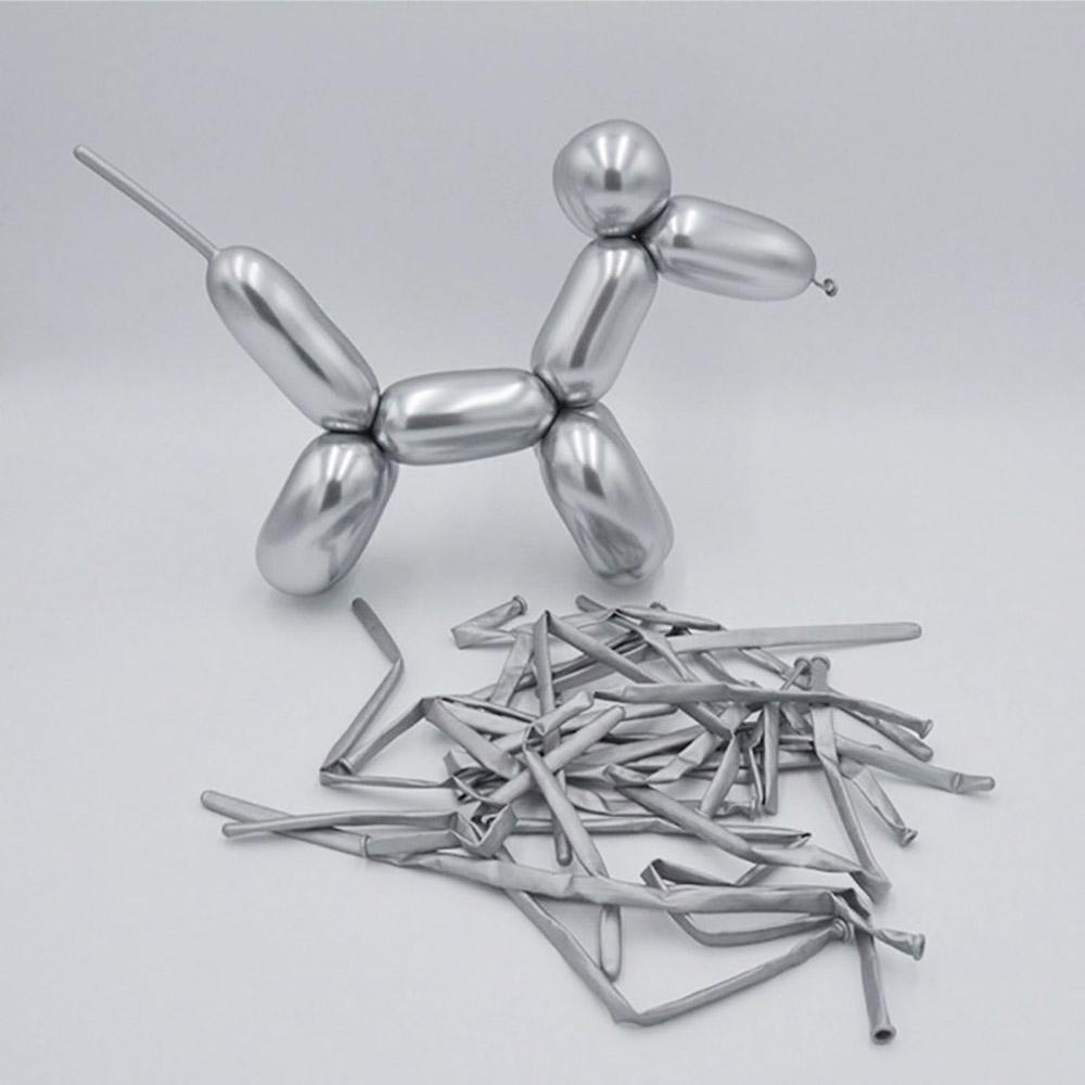 12Pcs/Pack Metal Magic Balloons With Thicken Colorful Creativity Long Balloon For Child Toy Wedding Birthday Party Shop Window Home DIY Decor